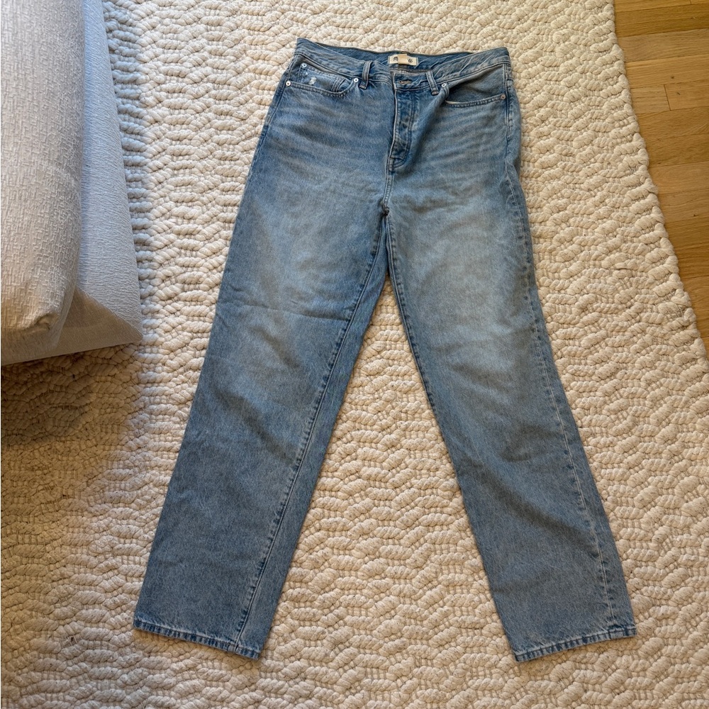 Madewell Light Blue Straight Leg Jeans
